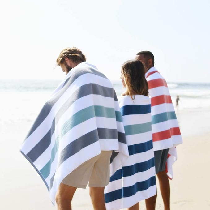 Laguna Beach Textile Co. Striped Cabana Beach Towel - Image 4