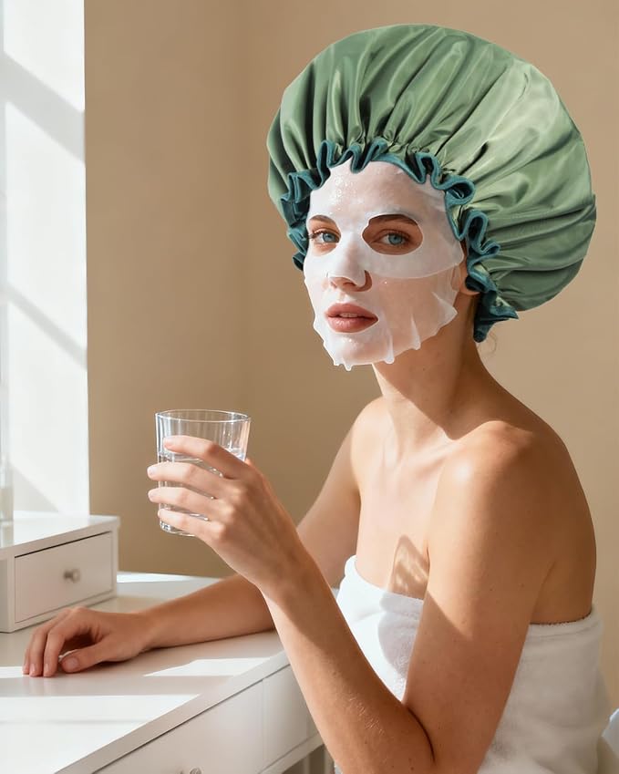Aquior Shower Caps, Reusable Shower Cap - Image 8