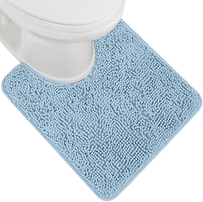 GORILLA GRIP Plush Absorbent Shaggy Chenille Bath Rug Mat by GorillaGrip