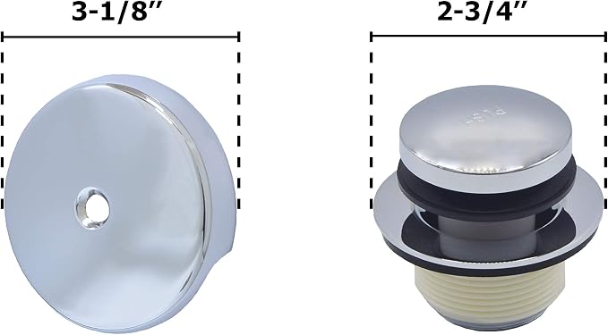 Tip-Toe Bath Drain Trim Kit - Image 5