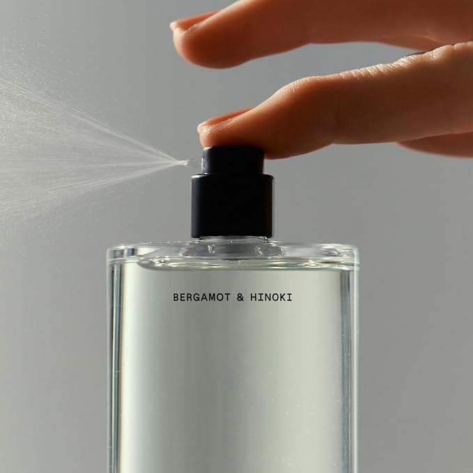 Salt & Stone Body Mist, Bergamot & Hinoki Scent, Skincare Infused Hair & Body - Image 6