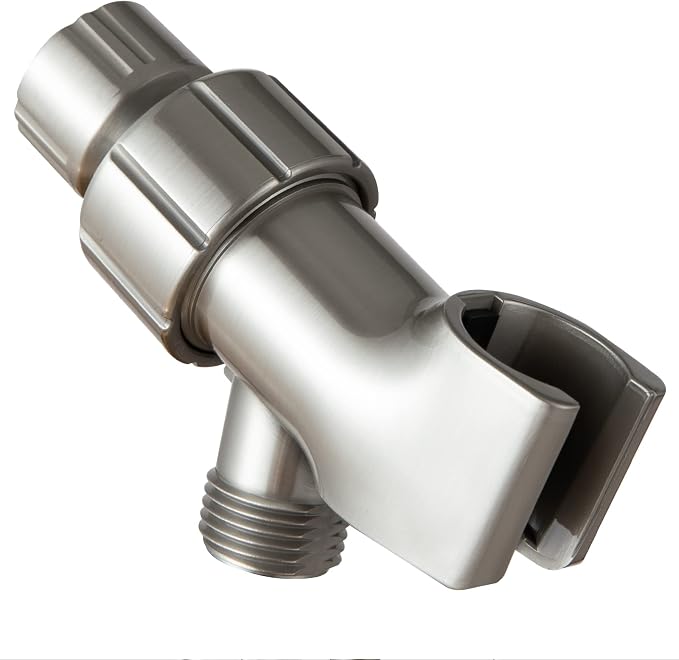 OFFO Shower Head Holder for Handheld Shower Head, Brushed Nickel Adjustable by OFFO