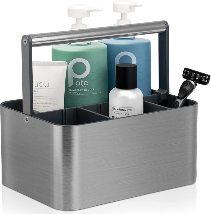 Portable Shower Caddy Basket Bin by MakesYourHomeMoreOrganized