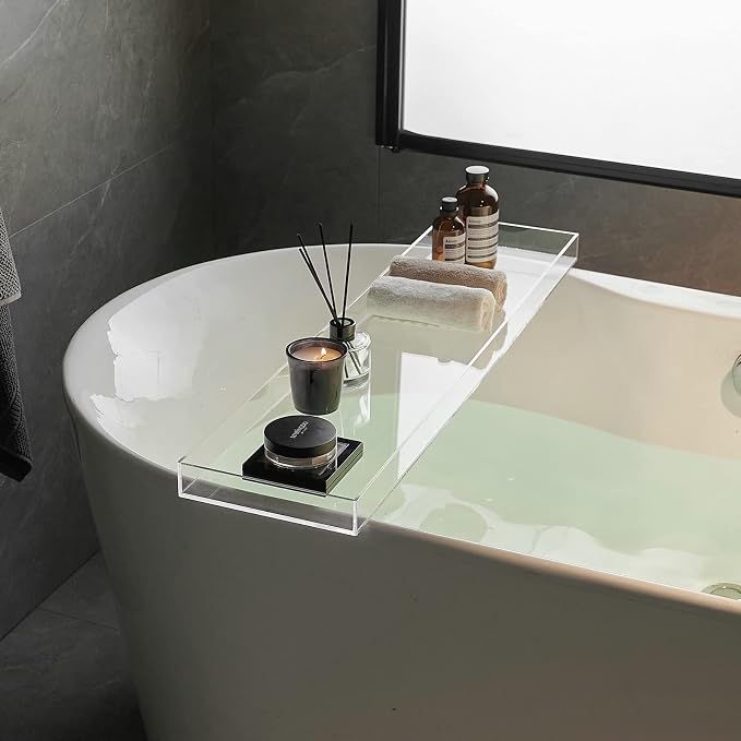 Clear Bathtub Tray AcrylicTub Rack - Image 7