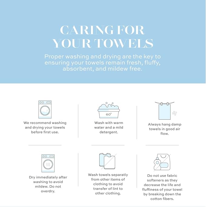 White Classic Luxury Bath Towel Set of 8 Pieces - Image 8