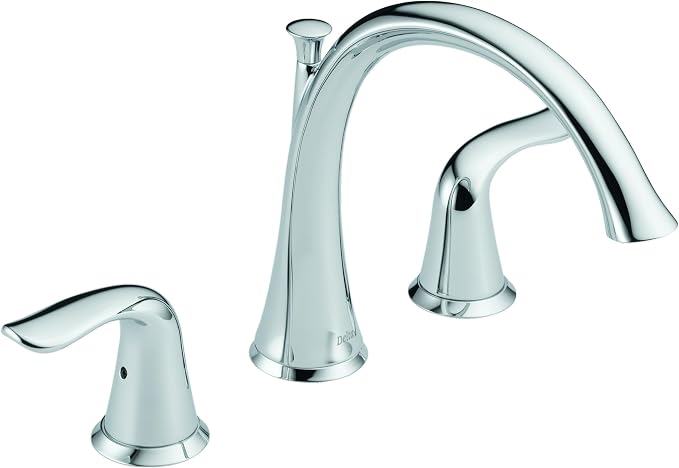 Delta Faucet Lahara 2-Handle Widespread Roman Tub Faucet by DeltaFaucet