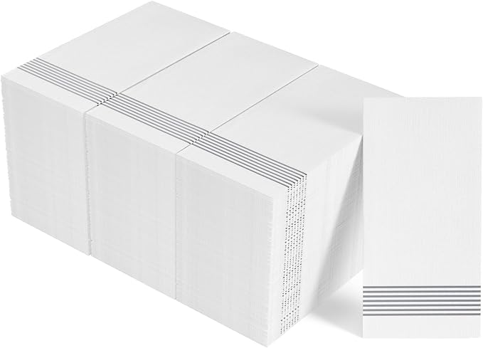 LITOPAK 300 Pack Disposable Guest Towels, Disposable Hand Towels by LITOPAK