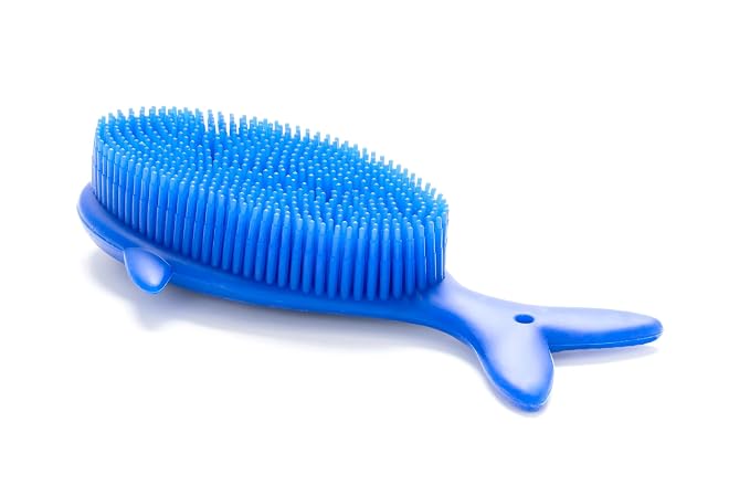 Premium Sensory Brush for Kids or Autism, Soft Silicone Body Scrubber, 2 in 1 - Image 2