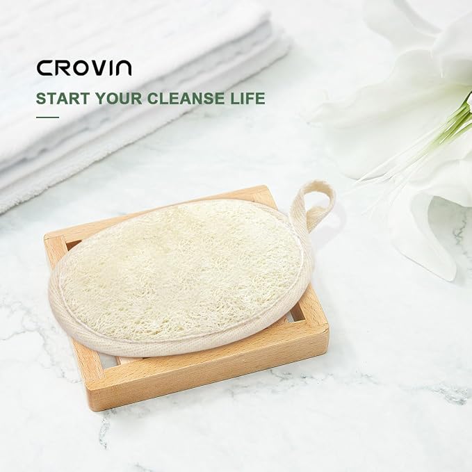 Natural Loofah Exfoliating Body Scrubber, Made - Image 8