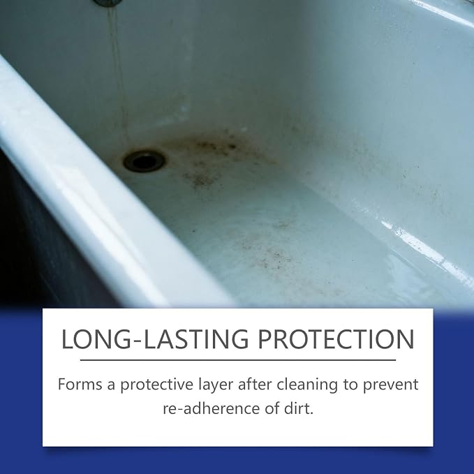 Tub Cleaner, 59ml Anti Scaling Long Lasting Cleaning Agent, Bathtub Cleaner - Image 4