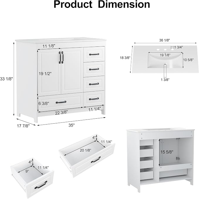 Freestanding Bathroom Vanity - Image 2