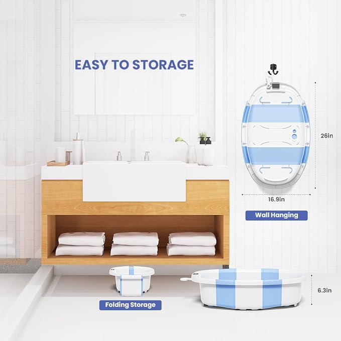 Collapsible Baby Bathtub, Baby Tubs - Image 4