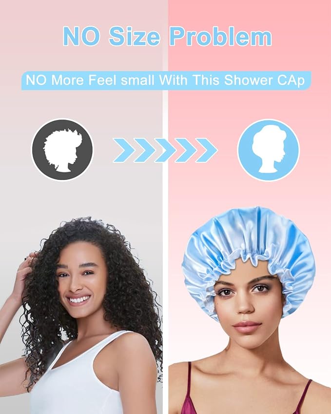 Aquior Shower Caps, Reusable Shower Cap - Image 6