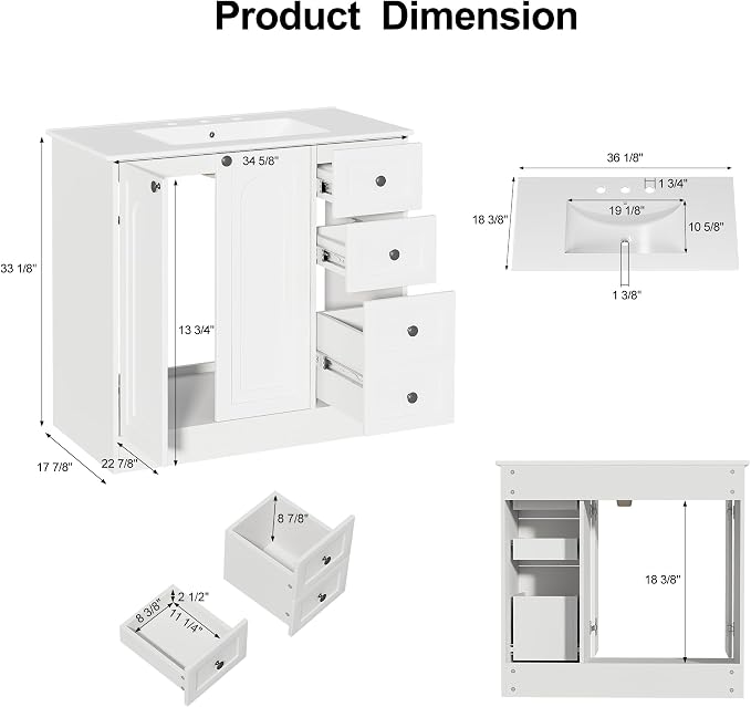 Freestanding Bathroom Vanity - Image 2