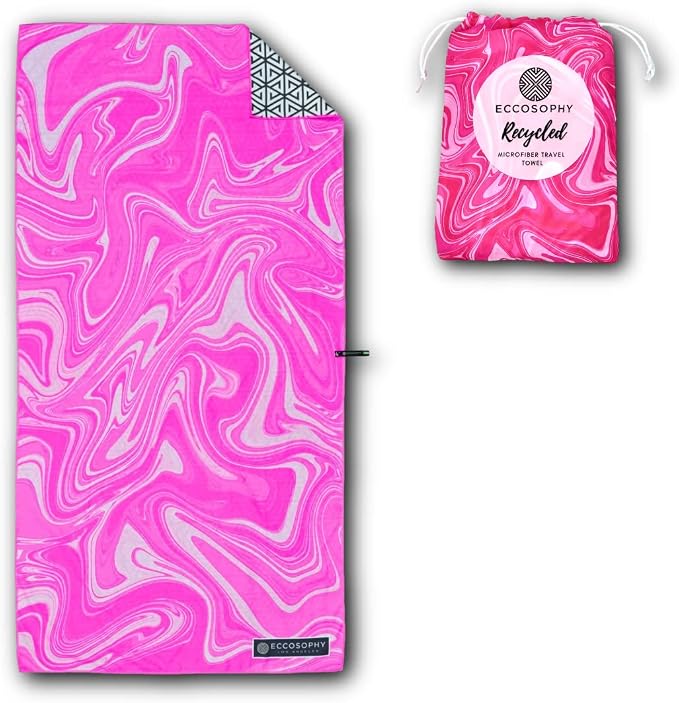 ECCOSOPHY Microfiber Beach Towel by ECCOSOPHY