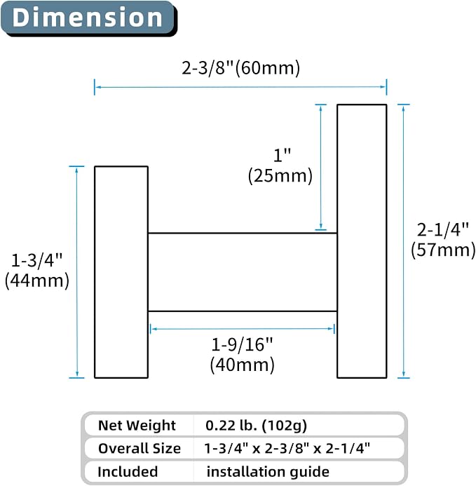 Angle Simple Square Towel Hook, SUS304 Stainless Steel Robe Coat Hook - Image 2