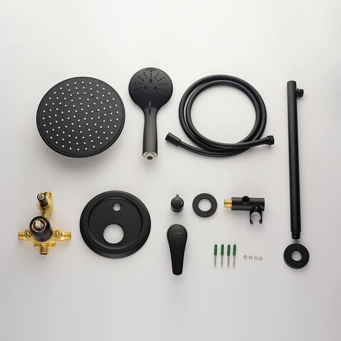 SHAMANDA Shower Faucet Set, Wall Mounted Shower System - Image 9