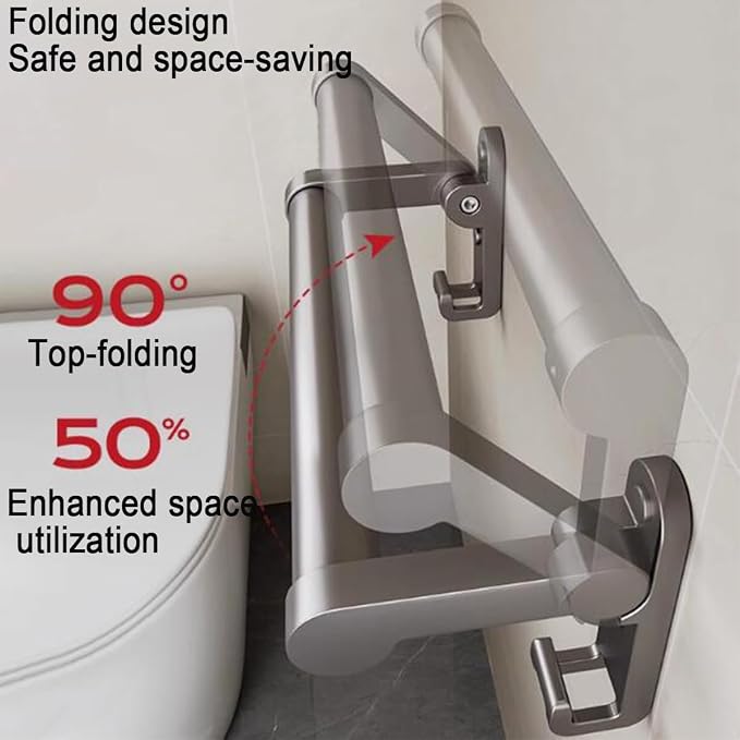 Shower Grab Bar, Folding Grab Bar - Image 2