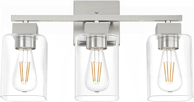 Espird Brush Nickel Bathroom Vanity Light - Image 9