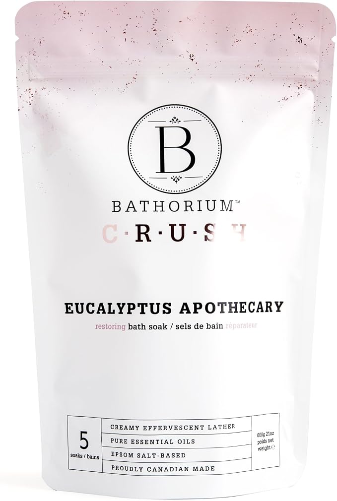 Bathorium Eucalyptus Apothecary Crush, Muscle Recovery Bath Soak, Eucalyptus & by Bathorium