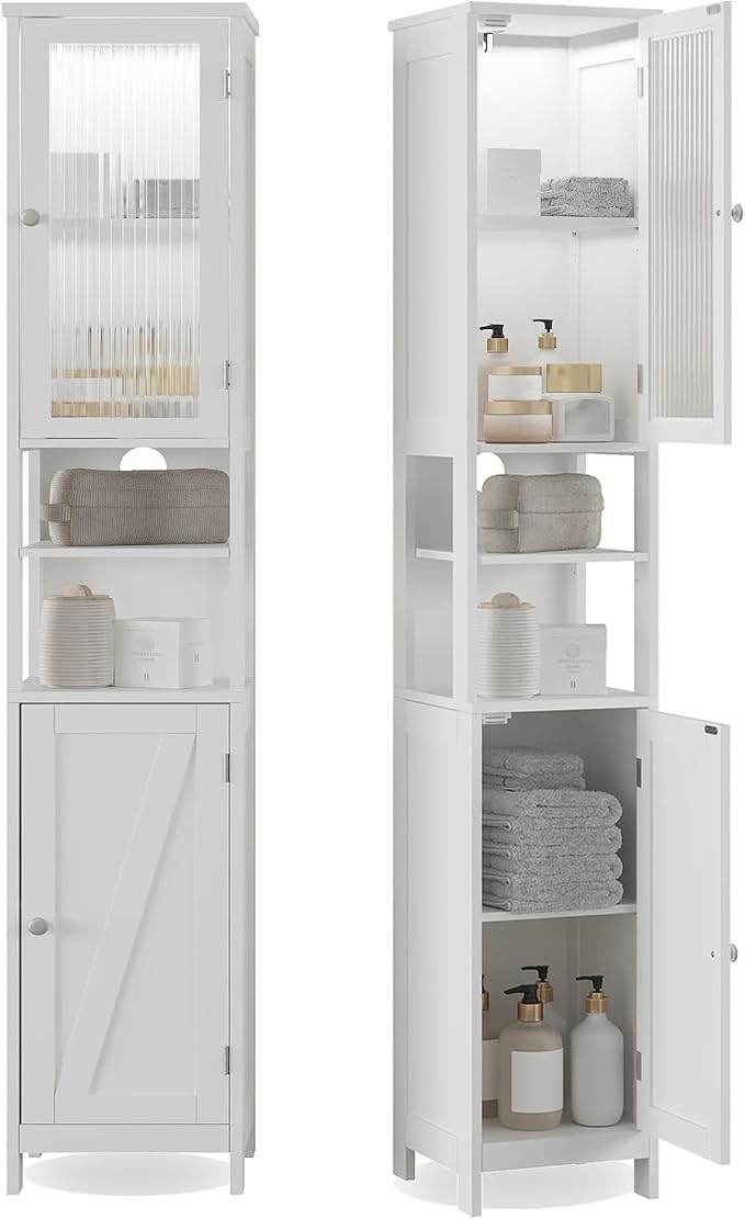 ChooChoo Tall Bathroom Storage Cabinet by ChooChoo