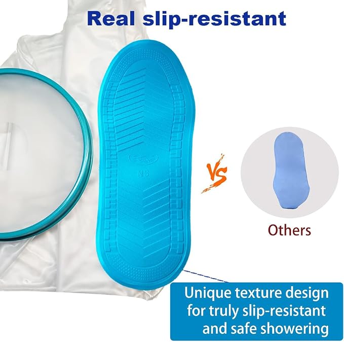 Non-Slip Extra Wide Waterproof Leg Cast Cover - Image 3