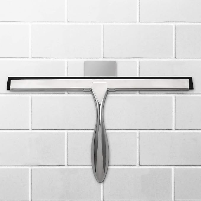 Simtive 10-Inch Shower Squeegee Set, Includes Shower Door Hook and Adhesive Hook - Image 6