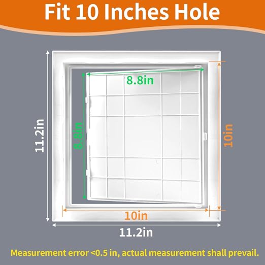 BEVTEE Access Panel for Drywall, 10x10 inch, Wall Access Panel, Plumbing Wall - Image 2