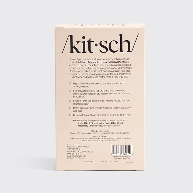 Kitsch XL Satin Bonnet for Sleeping - Image 8