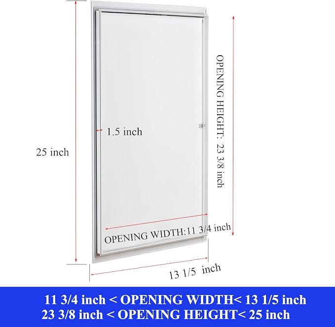 Access Door 12x24 Drywall Access Panel 2Pack Thickened 1mm - Image 2