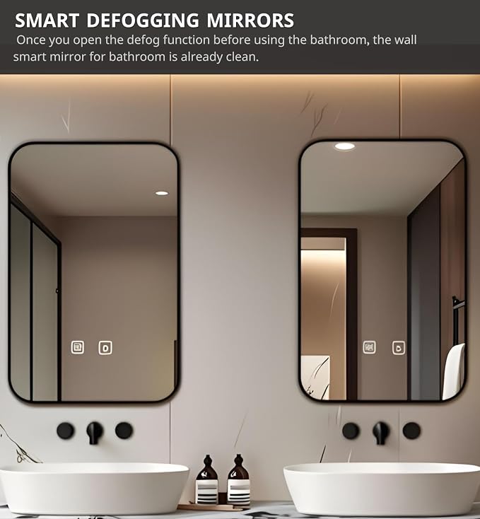 Double Bathroom Vanity with Sink, Floating Vanities Set Includes Smart - Image 3