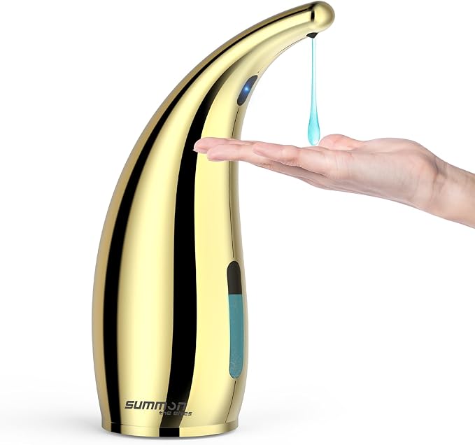 Automatic Soap Dispenser Touchless, 300ML Hand & Dish Countertop Electric by summontheelves