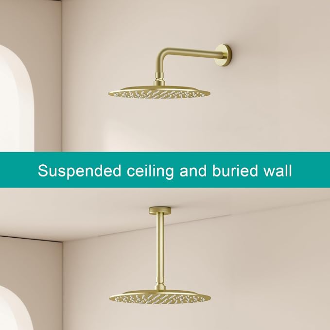 All Metal Rain Shower Head - Image 3