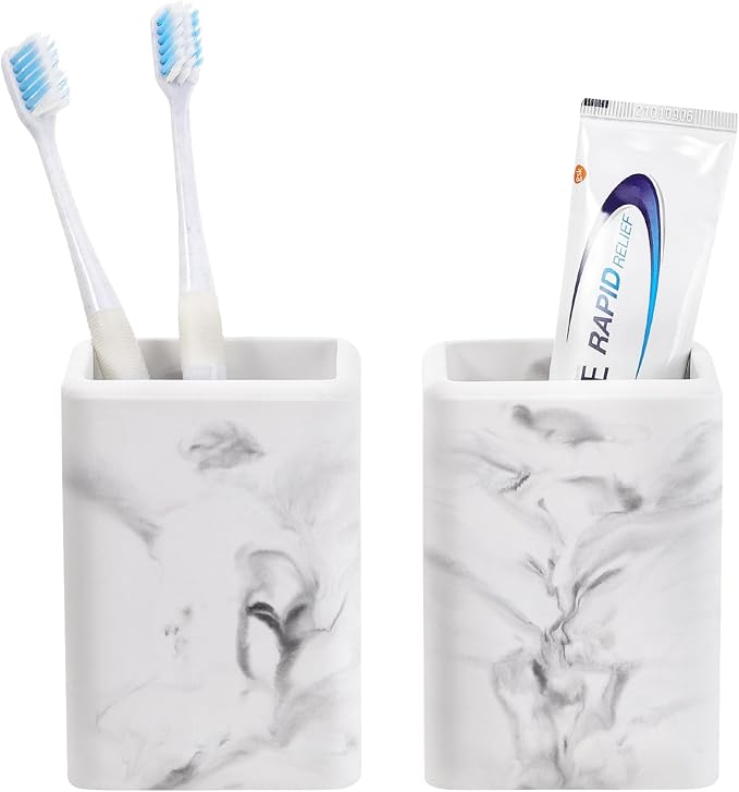 Luxspire Toothbrush Holders 2 Pack, Fast Drying Toothbrush Holders by Luxspire