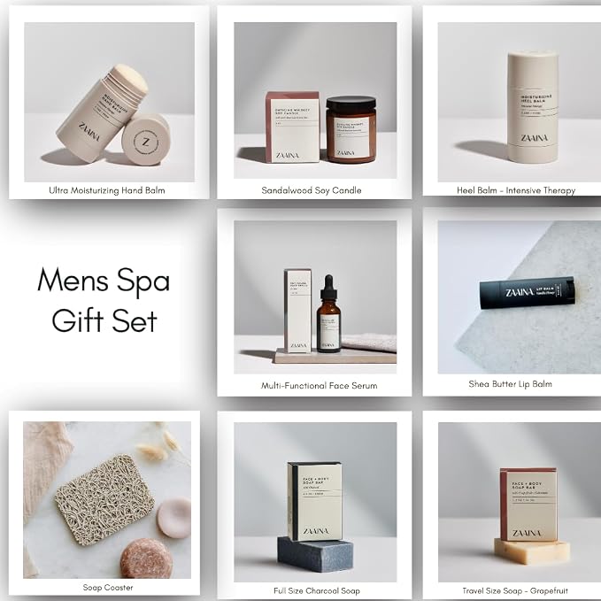 ZAAINA Men’s Self Care Package, Relaxation Spa Gift Set - Image 3