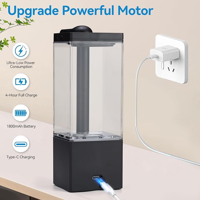 Automatic Soap Dispenser Touchless, Soap Dispenser Bathroom, Large Transparent - Image 4