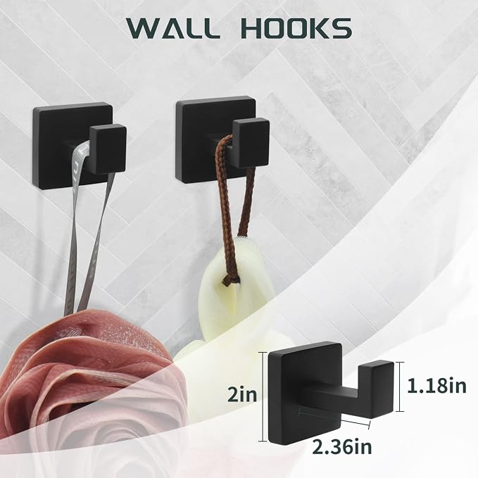 5-Piece Bathroom Hardware Set - Image 5