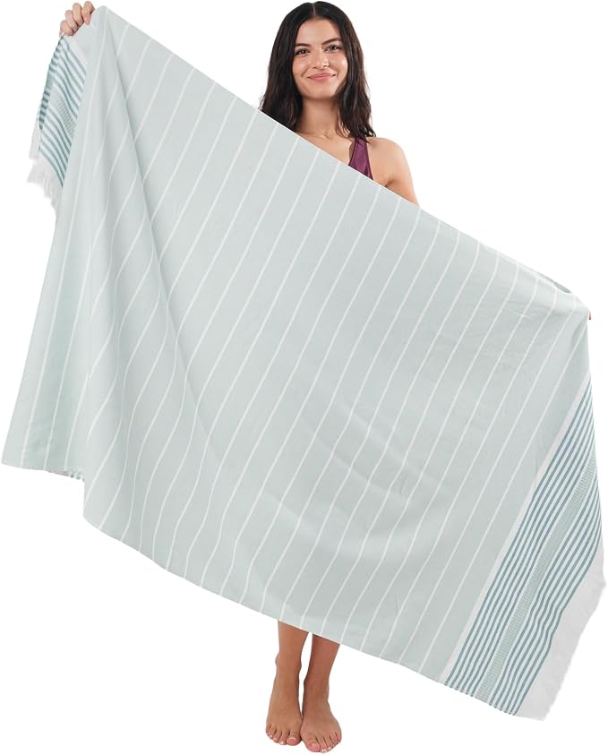 SOFE H&L | LINVIA Foutah Quick Dry Beach Towel Pack of 2 Basic - Image 4