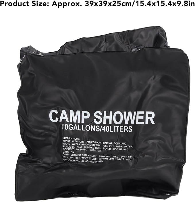 Solar Shower 40L, Portable Cam Shower - Image 4