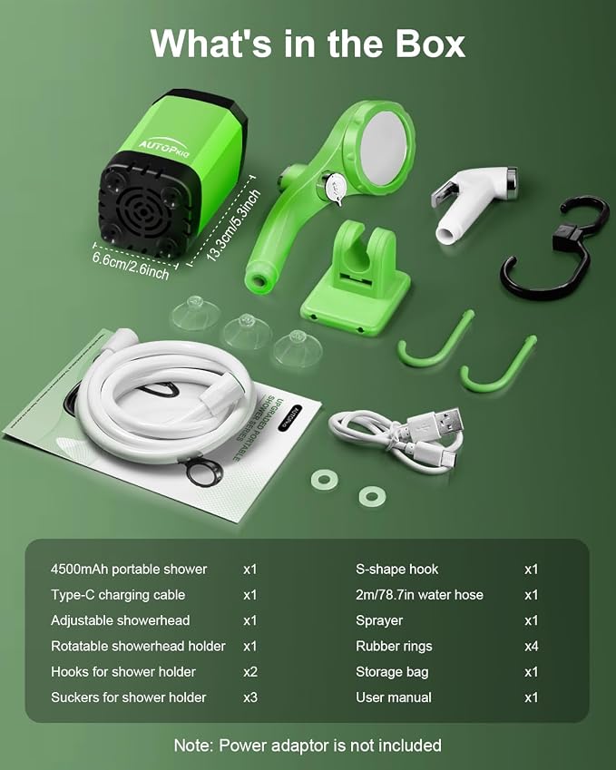 AUTOPkio Portable Camping Shower - Image 8