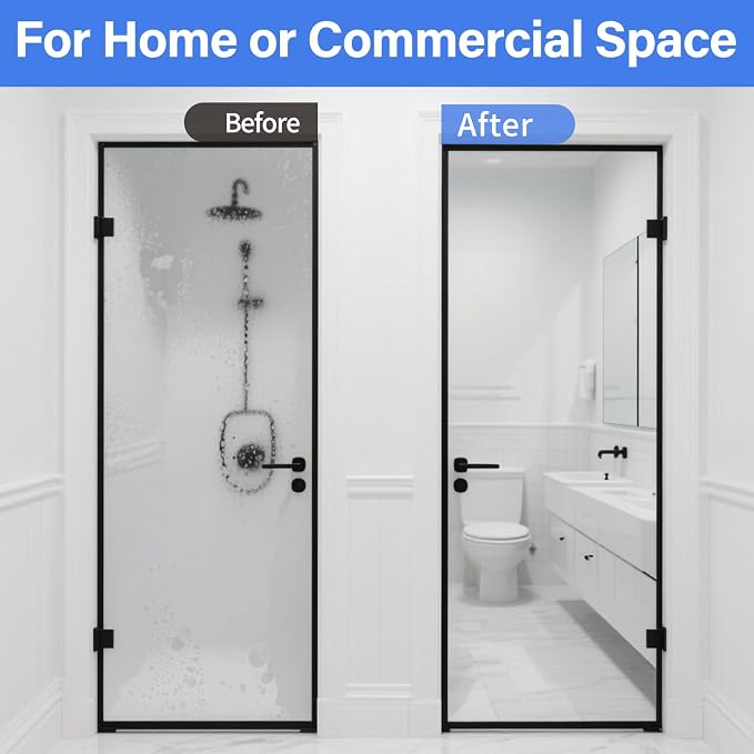Hard Water Stain Remover, Shower Glass & Shower Door Cleaner, Removes Calcium - Image 4