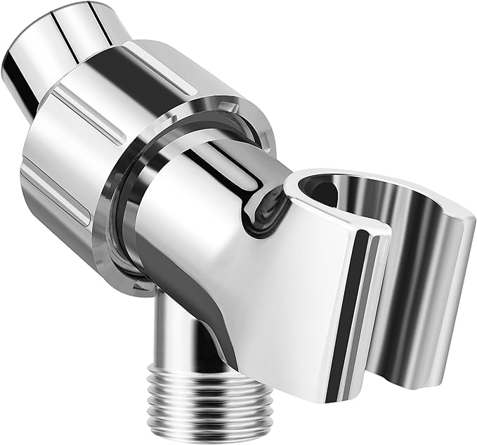 Adjustable Handheld Shower Head Holder- Brass Ball, Premium ABS Bracket- 360 by MAYYAYAmakesyourlifebetter