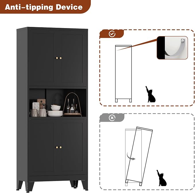 Metal Storage Cabinet, Home Office - Image 7