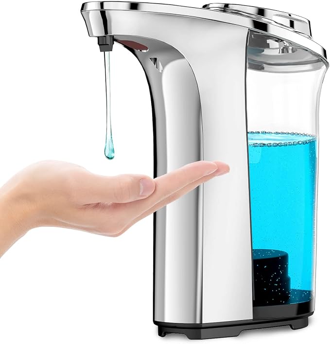 Automatic Soap Dispenser Touchless 17oz/500ml, Battery Countertop Dispensers - Image 9