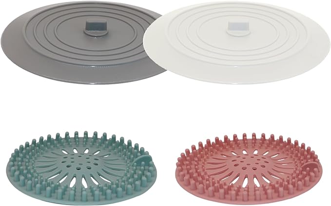 Shower Drain Hair Catcher Tub Stopper, V-TOP Drain Cover by V-TOP
