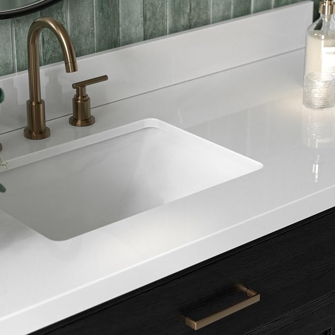 ARIEL Hepburn 61 Inch Single Rectangle Sink Bathroom Vanity - Image 3