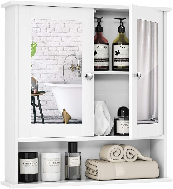 Tangkula Bathroom Medicine Cabinet by TANGKULA