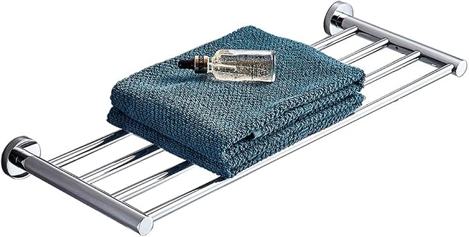 2-Tier Hotel Towel Racks for Bathroom, Wall Mounted Towel Shelf, 30 Inch - Image 3