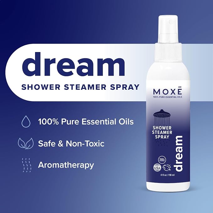 MOXE Shower Mist, Spa Steam Spray, Certified Natural Essential Oils, - Image 2