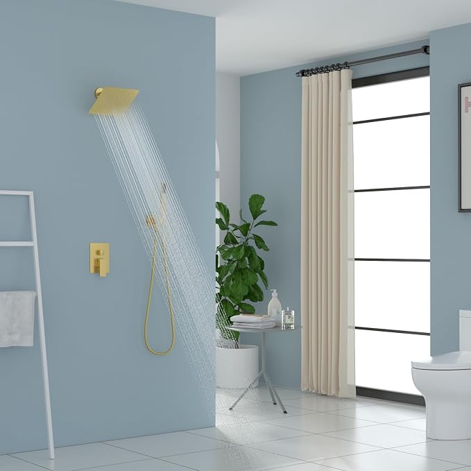 Lordear Rain Shower System Wall Mounted Shower Faucet Set - Image 2